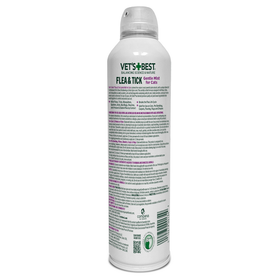 Vet s Best Flea and Tick Cat Gentle Mist Cotton Spice Scent Glendale AZ Apache Junction AZ The Stock Shop Feed Pet
