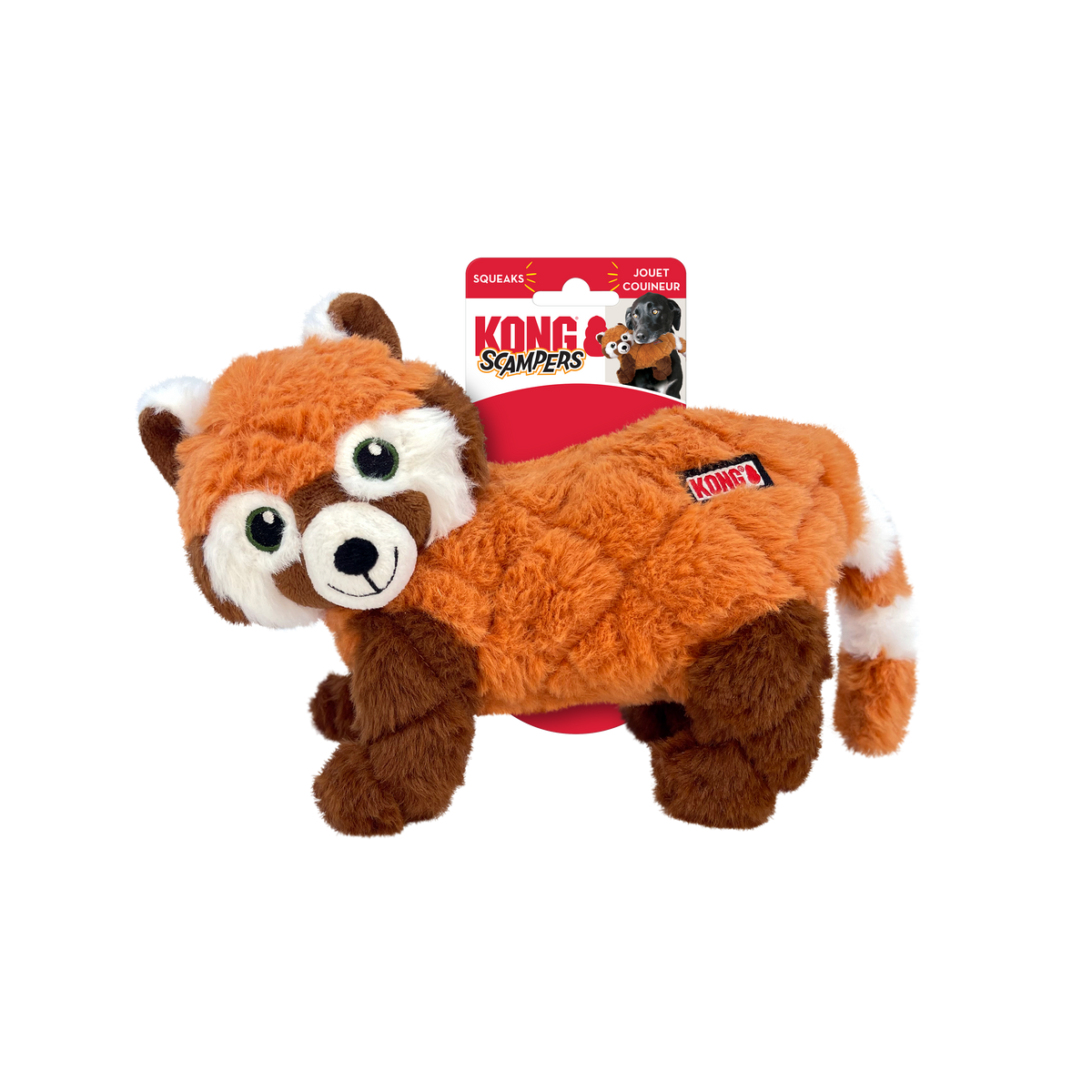 KONG Scampers Red Panda Dog Toy Glendale AZ Apache Junction AZ The Stock Shop Feed Pet