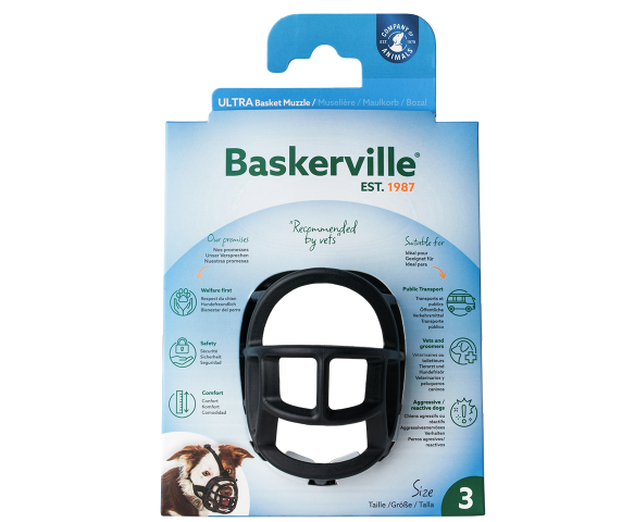 The Company of Animals Baskerville Ultra Muzzle for Dogs The Company of Animals Baskerville Ultra Muzzle for Dogs
