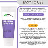 Vet Worthy Urinary Paw Gel for Cats (3 oz)