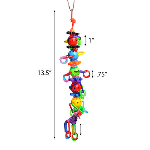 A & E Cages Ring Constellation Bird Toy (12" x 2" x 2")