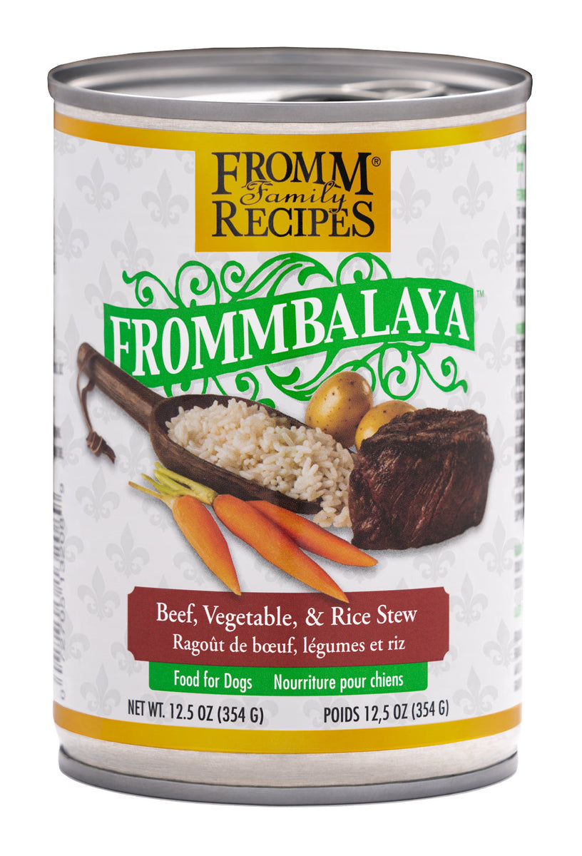 Fromm Family Recipes Frommbalaya Beef Vegetable Rice Stew Dog