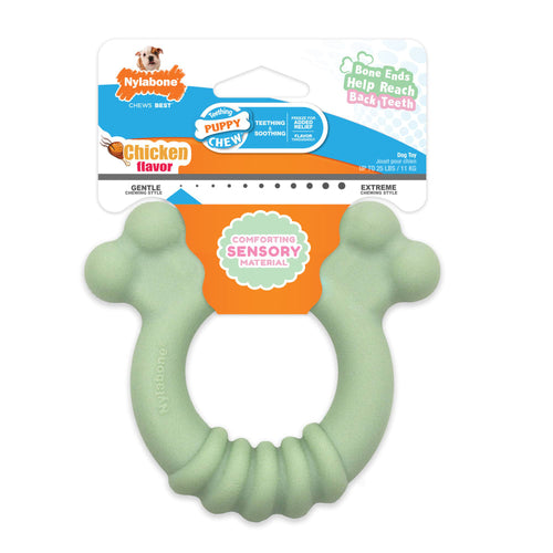 Nylabone Sensory Material Puppy Teething Ring