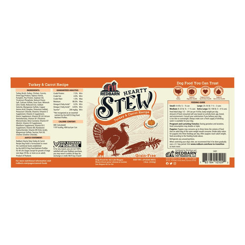 Redbarn Turkey & Carrot Hearty Stew Dog Food (12 oz)