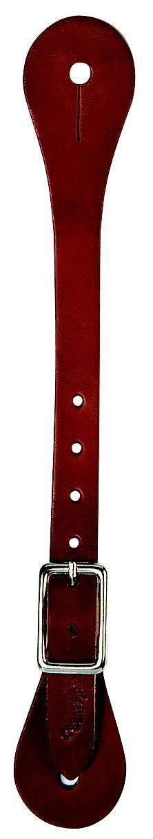 Weaver Single-Ply Ladies' Spur Straps, Rich Brown