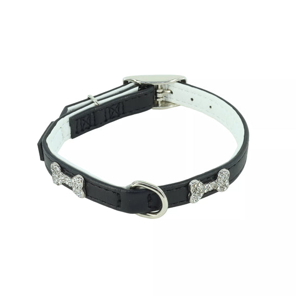 Coastal Pet Li'l Pals by Coastal Posh B'Dazzled Bone Dog Collars