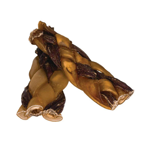 Redbarn New! Collagen Wrapped Esophagus Braid Dog Treats