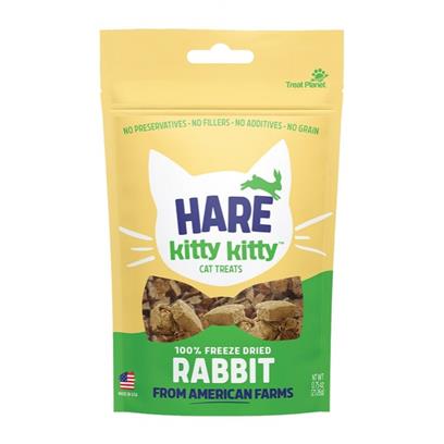 Treat Planet Hare Kitty Kitty™ 100% Freeze-Dried Rabbit Cat Treats