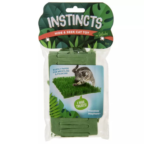 Petlinks® Instincts Meadow Mayhem™ Paper Grass Hide and Seek Cat Toy