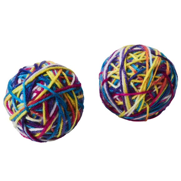 Ethical Spot Sew Much Fun Yarn Balls 2.5″ 2 Pk Cat Toy