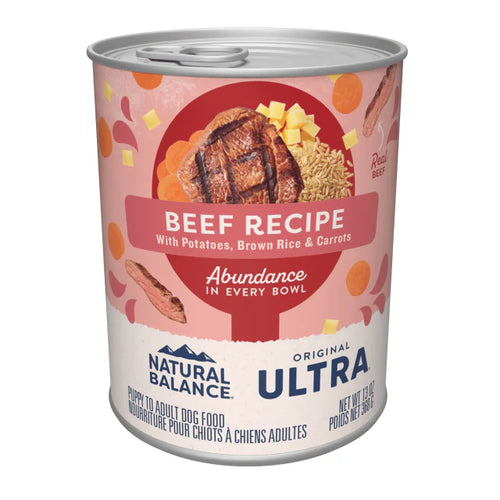 Natural Balance Original Ultra Beef Recipe Paté Dog Food