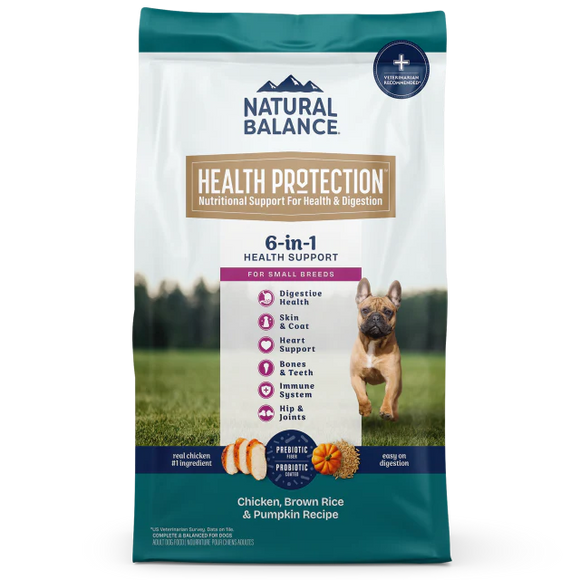 Natural Balance Chicken, Brown Rice & Pumpkin Small Breed Recipe Dry Dog Food