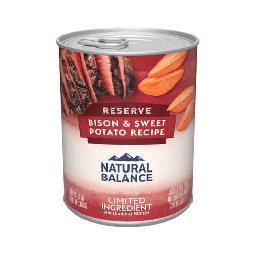 Natural Balance Limited Ingredient Bison & Sweet Potato Recipe Paté Dog Food