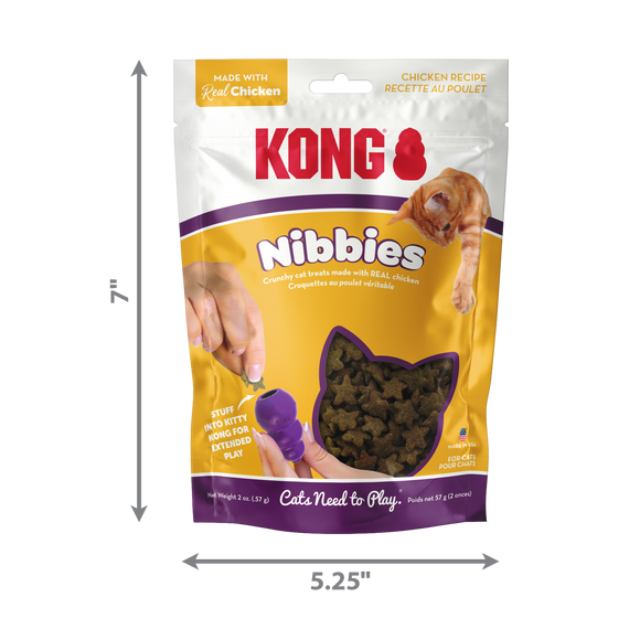 KONG Nibbies Cat Chicken Cat Treats