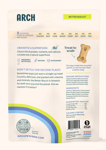 Arch Better Biscuit Peanut Butter Dog Treats