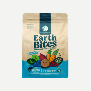 Earthborn Holistic EarthBites Crunchy Salmon Meal Recipe Baked Dog Treats (10 oz)