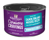 Stella & Chewy's Carnivore Cravings-Purrfect Pate Salmon, Tuna & Mackerel Pate Recipe in Broth