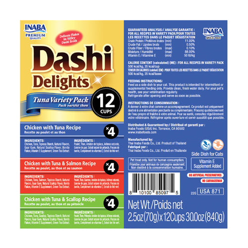 Inaba Dashi Delights Tuna Variety Pack