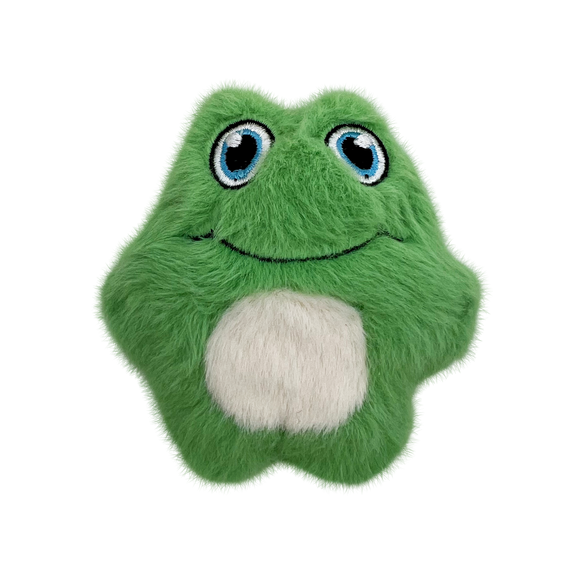 KONG Snuzzles Kiddos Mini Frog Squeaker Dog Toy