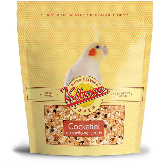 Volkman Avian Science Super Cockatiel No Sunflower 4lb