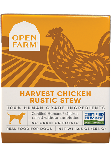 Open Farm Harvest Chicken Rustic Stew Wet Dog Food