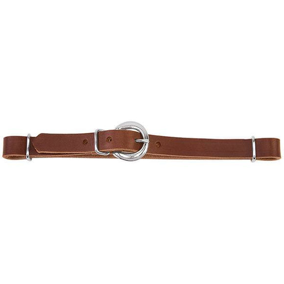 Berlin Straight Leather Curb Strap