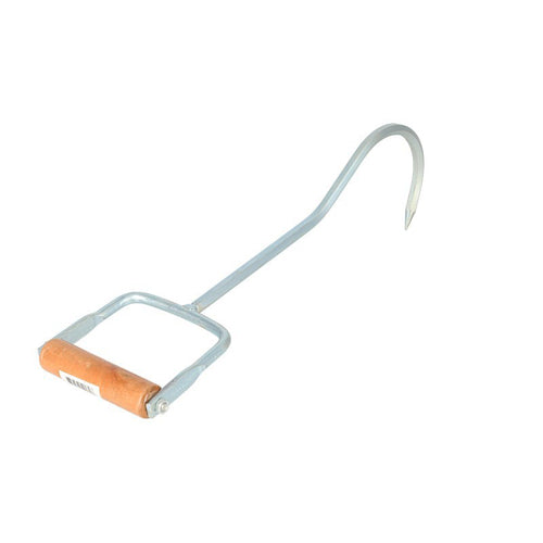 Red Rooster® Metal Hay Hook Silver Wood Handle
