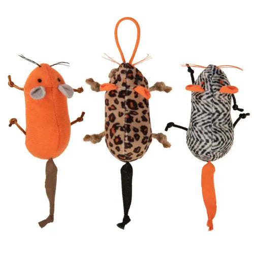 SmartyKat Instincts Safari Sneakers™ HappyNip® Plush Cat Toys