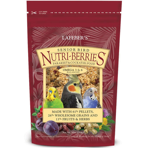 Lafeber Senior Bird Nutri-Berries for Parakeet & Cockatiel