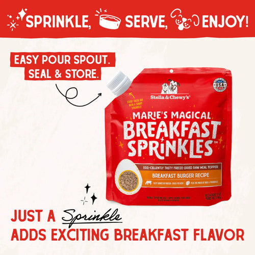 Stella & Chewy's Marie’s Magical Breakfast Sprinkles Breakfast Burger
