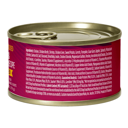 Nulo Small Breed Pate For Puppy & Adult Chicken & Shrimp Recipe