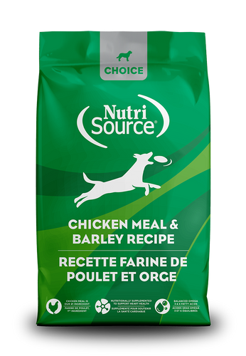 NutriSource® Chicken Meal & Barley Recipe Healthy Affordable Dry Dog Food