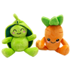 Snugarooz Carrot and Pea Dog Toy