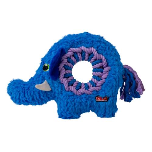 KONG Ringaroos Elephant Dog Toy