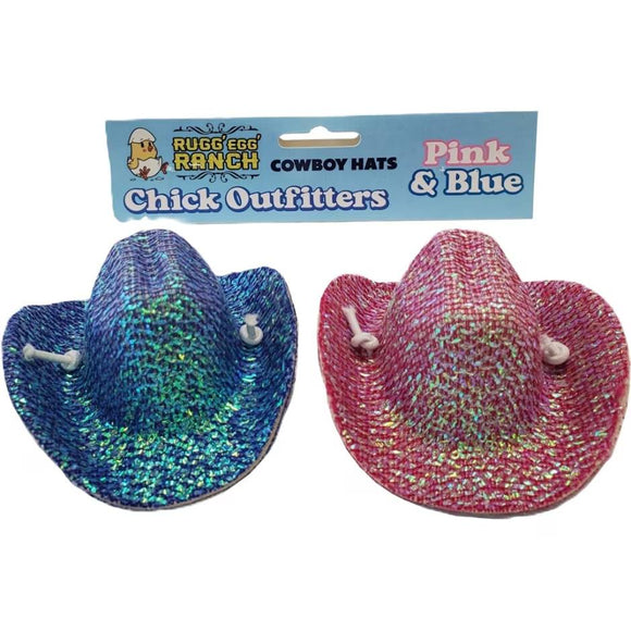 Rugged Ranch Chicken Cowboy Hats