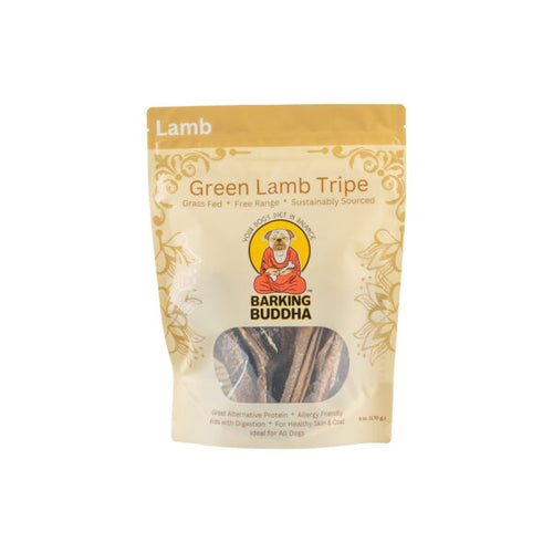 Barking Buddha Green Lamb Tripe Sticks for Dogs of All Sizes / All Chewing Powers