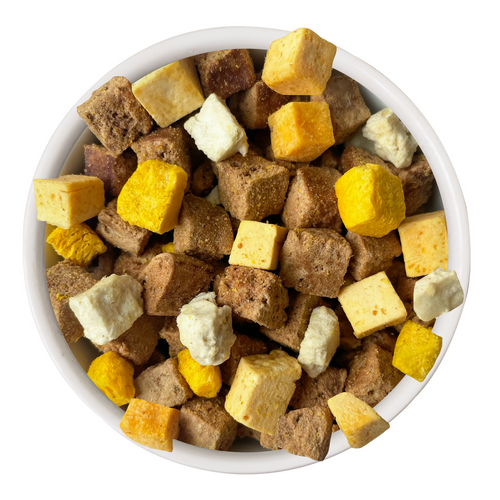 Weruva Dog Freeze Dried  Steak Frites Dinner Freeze Dried with Sirloin Tip, Egg, Pumpkin & Sweet Potato