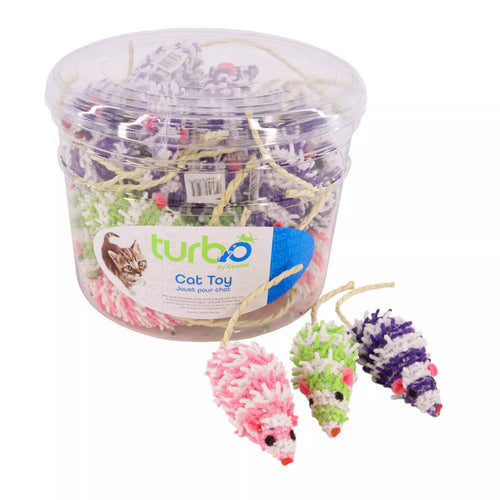Coastal Pet Turbo Mop Mice Bulk Cat Toy Bin