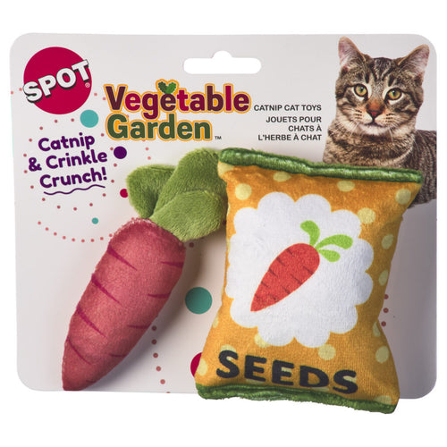 Ethical Pet SPOT Vegetable Garden 2 Pack Assorted Cat Toy