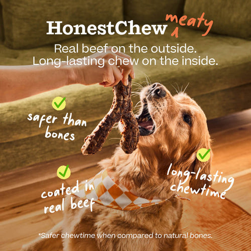 Woof HonestChew Meaty Dog Toy