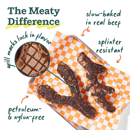 Woof HonestChew Meaty Dog Toy