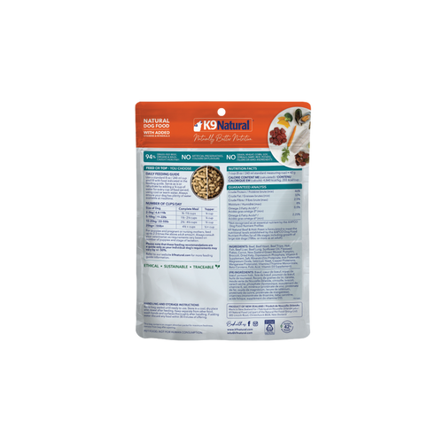 K9 Natural Beef & Hoki Feast Freeze-Dried Dog Food