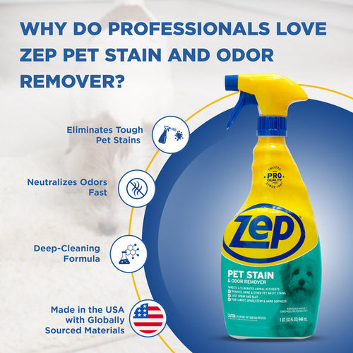 Zep Pet Stain and Odor Remover - 32 oz.