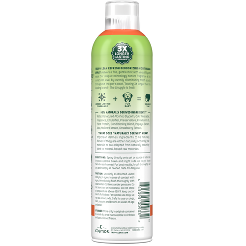 TropiClean Papaya + Coconut Deodorizing Pet Spray, 10oz