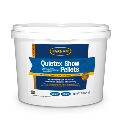 Farnam Quietex Show Pellets Calming & Focusing Paste and Pellets for Performance Horses