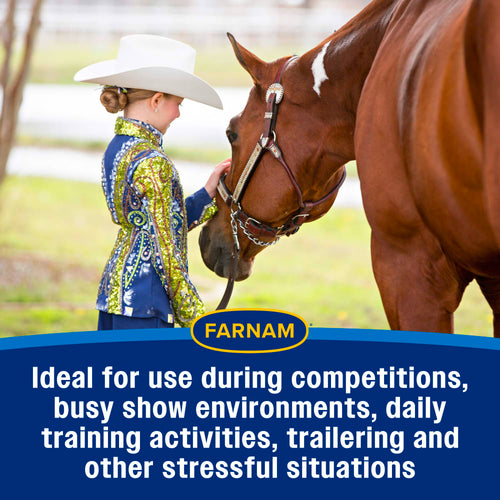 Farnam Quietex Show Pellets Calming & Focusing Paste and Pellets for Performance Horses