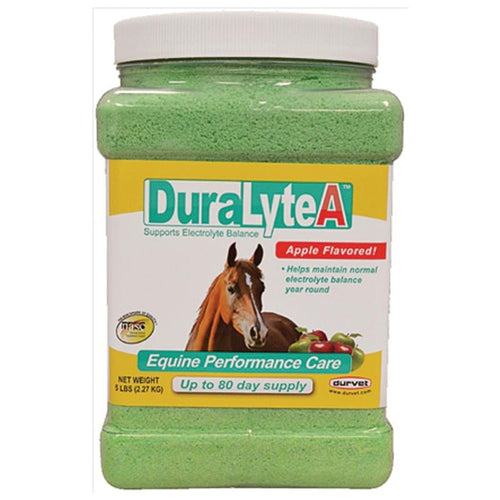 DURVET DURALYTE A ELECTROLYTE (5 LB-80 DAY, APPLE)