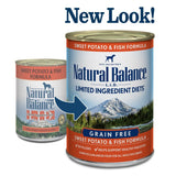 Natural Balance L.I.D. Limited Ingredient Diets Fish and Sweet Potato Canned Dog Food