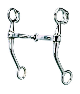 Weaver Tom Thumb Snaffle Bit, 5" Mouth, Chrome Plated