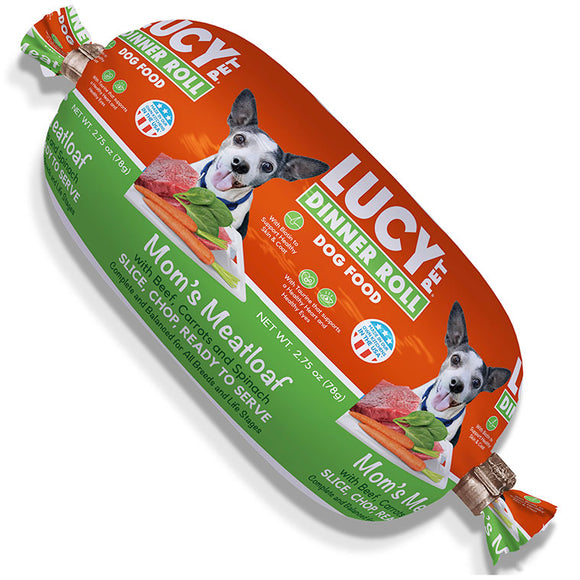 Lucy Pet™ Mom’s Meatloaf Dinner Roll Beef